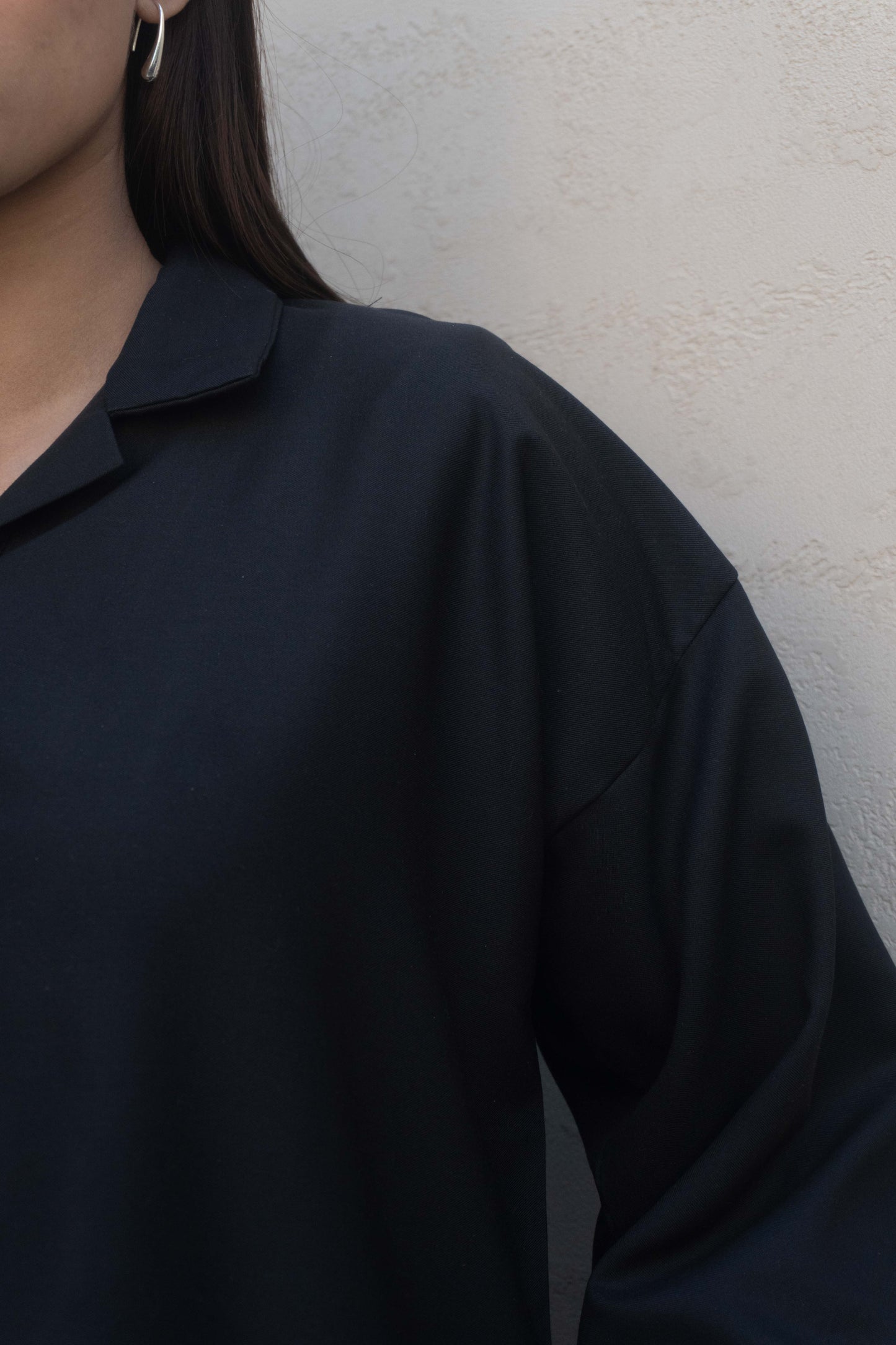 Noiré Black Baggy Shirt