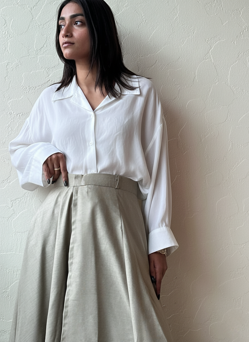 Savoy Front open elegant long skirt