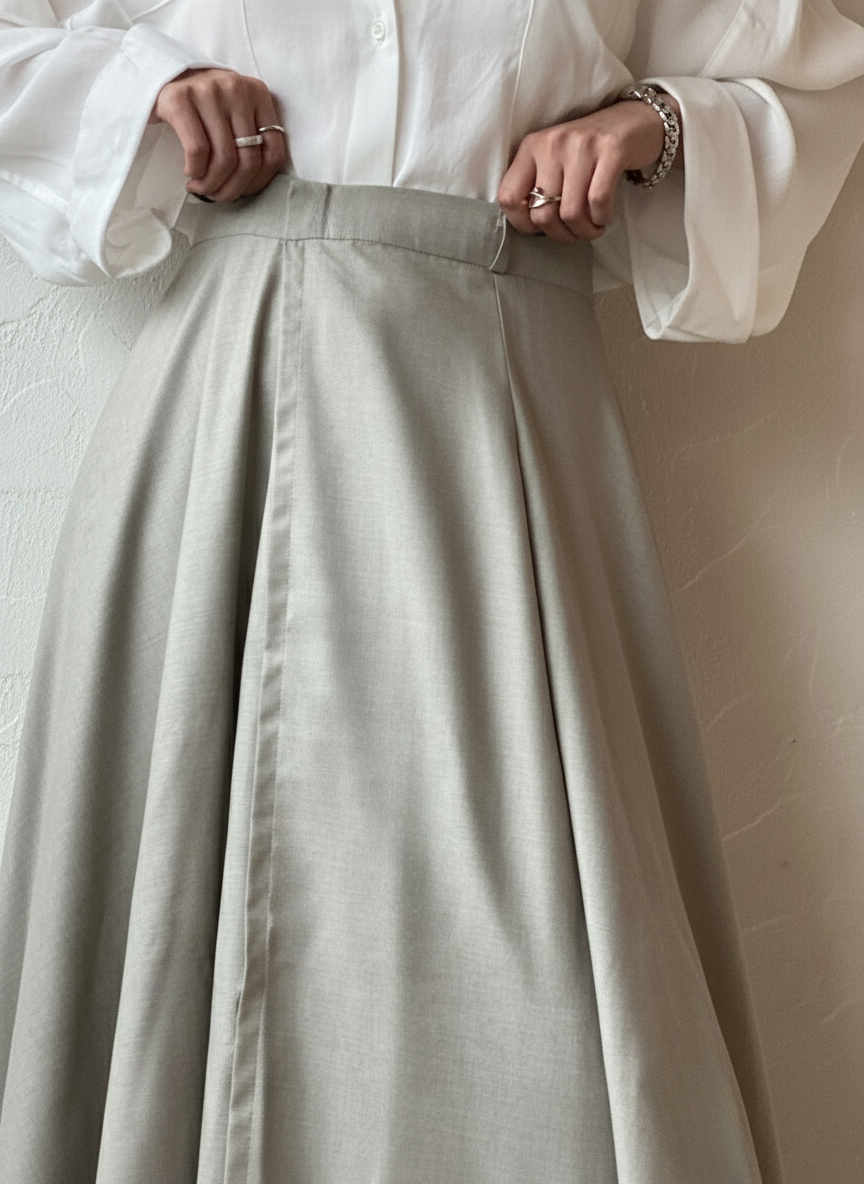 Savoy Front open elegant long skirt