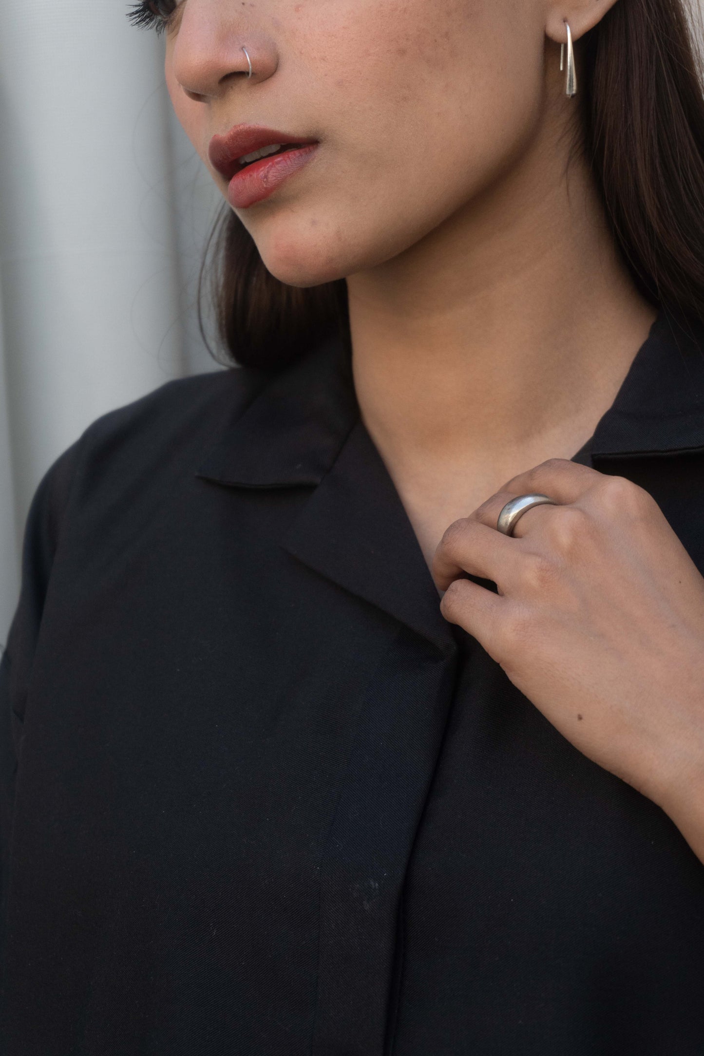 Noiré Black Baggy Shirt