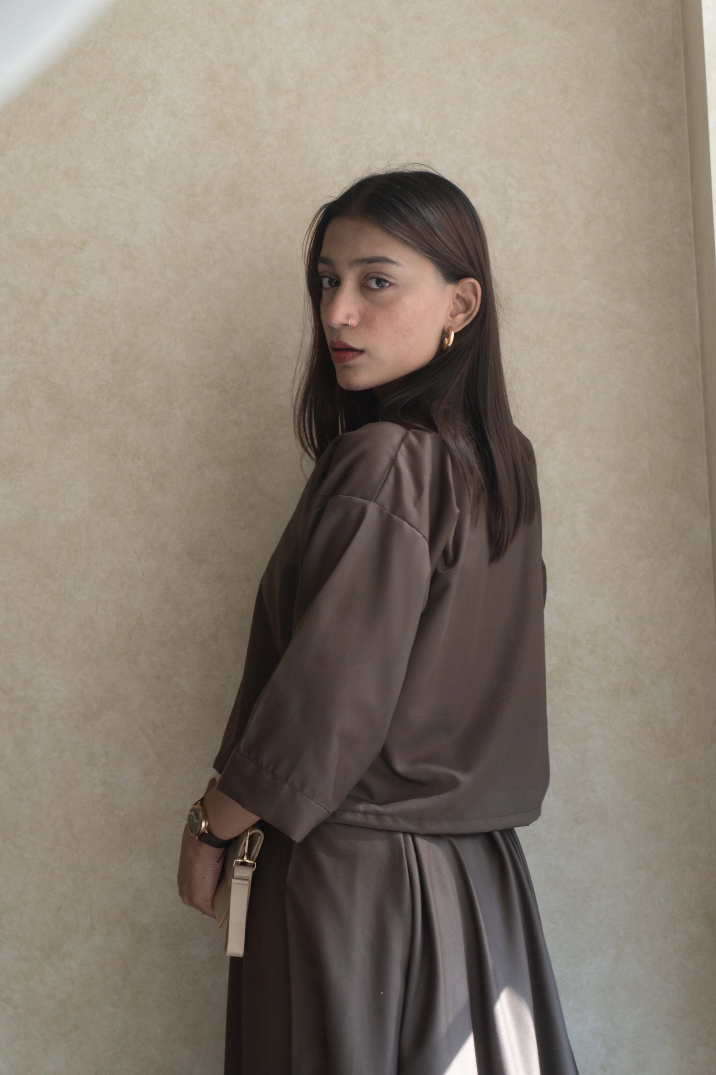 Fawn Baggy Brown Shirt