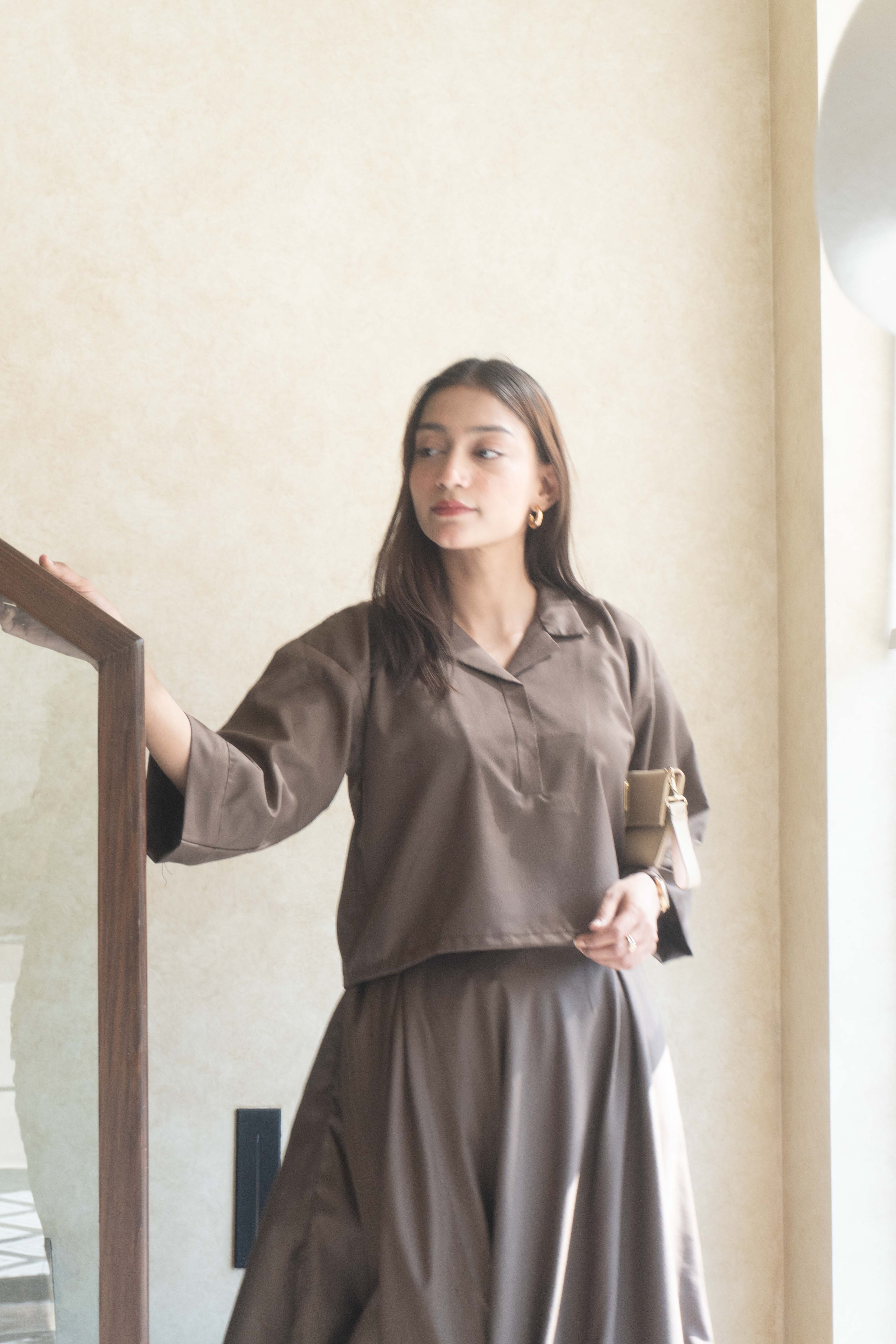 Fawn Baggy Brown Shirt