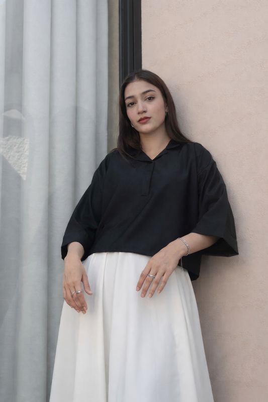 Noiré Black Baggy Shirt