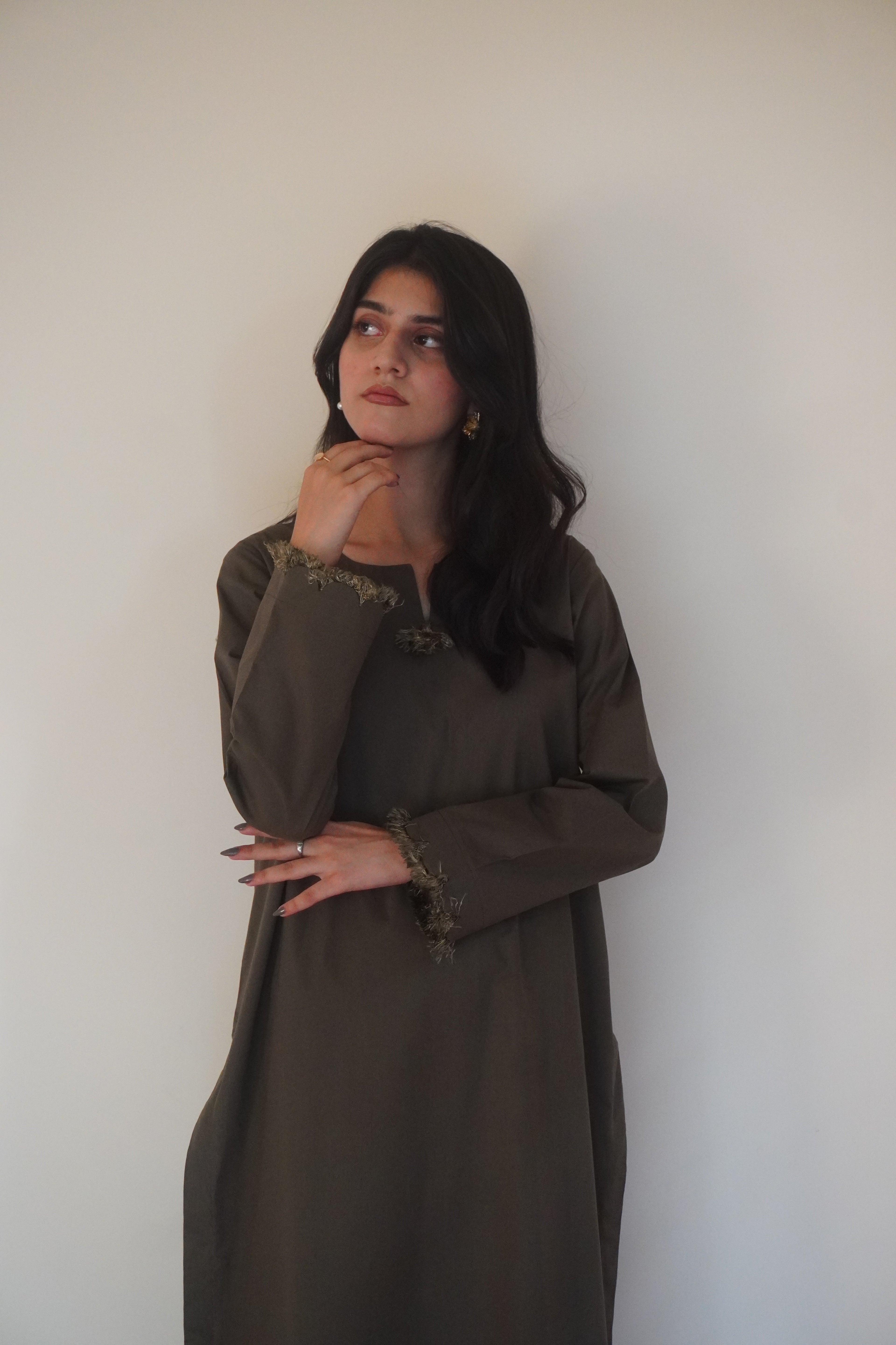 The Solid Olive Sage Co-Ord Set