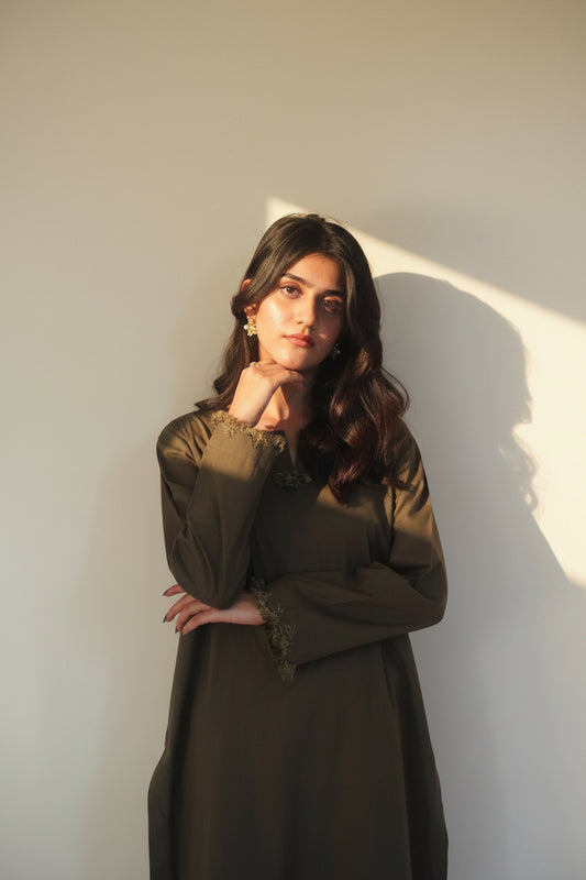 The Solid Olive Sage Co-Ord Set