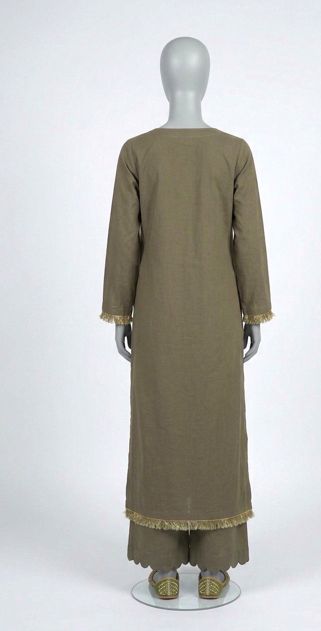 The Solid Olive Sage Co-Ord Set