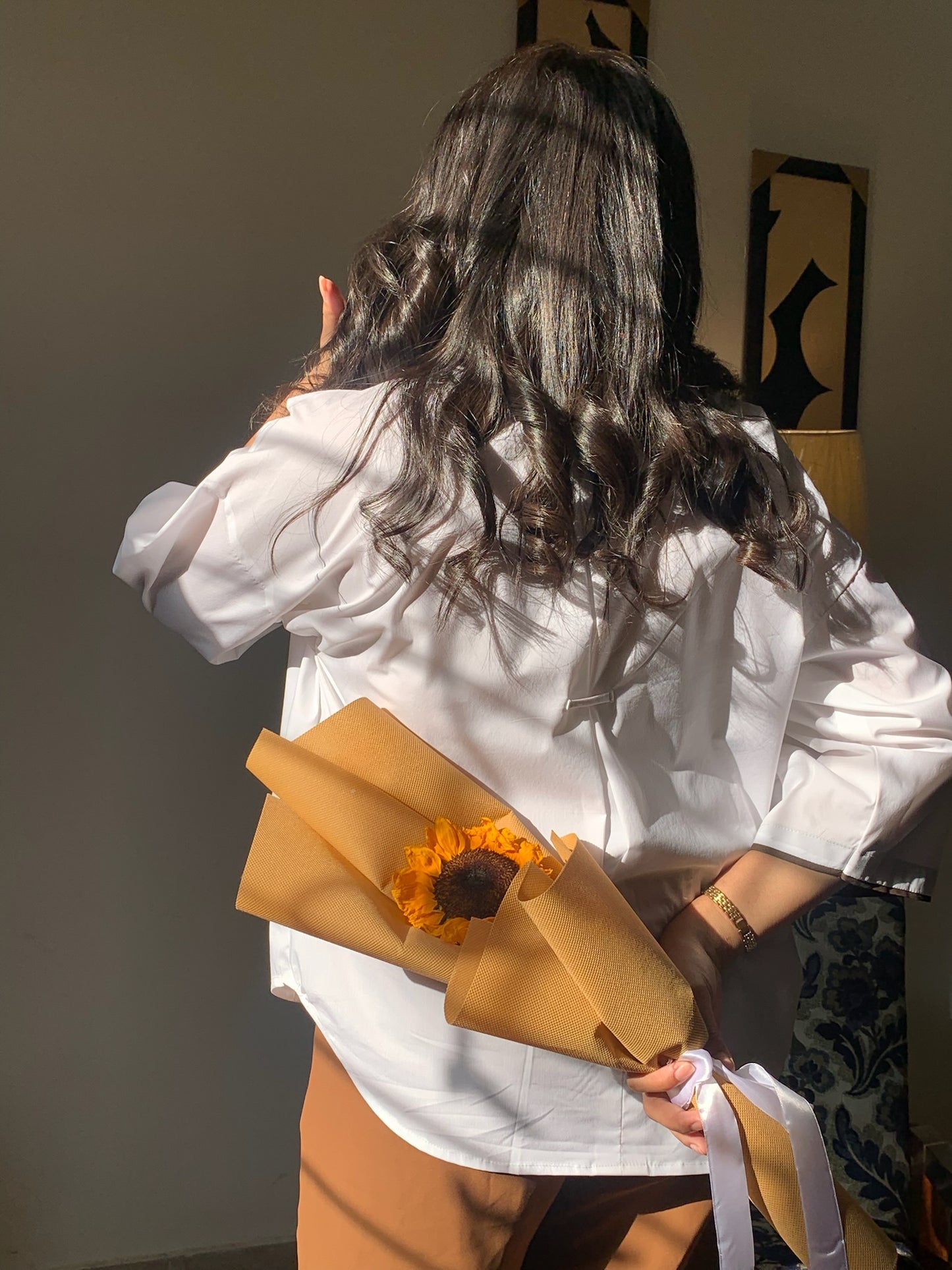 Basic White Button-Down Shirt